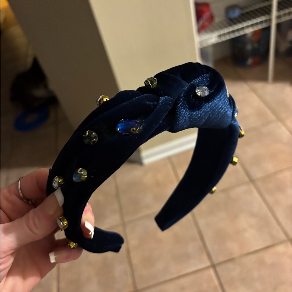 LOFT Midnight Blue Knot Gemstone Headband